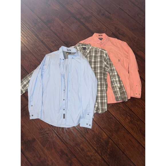 Eddie Bauer Other - Bundle of 3 Eddie Bauer classic fit button-down shirts size large
